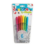 Στυλό Ballpoint Carioca Fiorella 1mm-6 χρώματα