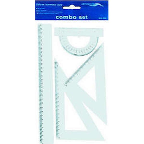 comboset Justnote Combo Set Γεωμετρικά σχήματα 30cm - Image 1