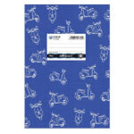 Salkopaper D-Blue τετράδιο πλαστικό ριγέ μπλε 50φ.