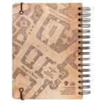 Τετράδιο Σπιράλ με Λάστιχο A515X21 με Τελίτσες HARRY POTTER The Marauder's Map - Image 7