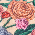 Beige Peonies Large Cool Bag - Image 5
