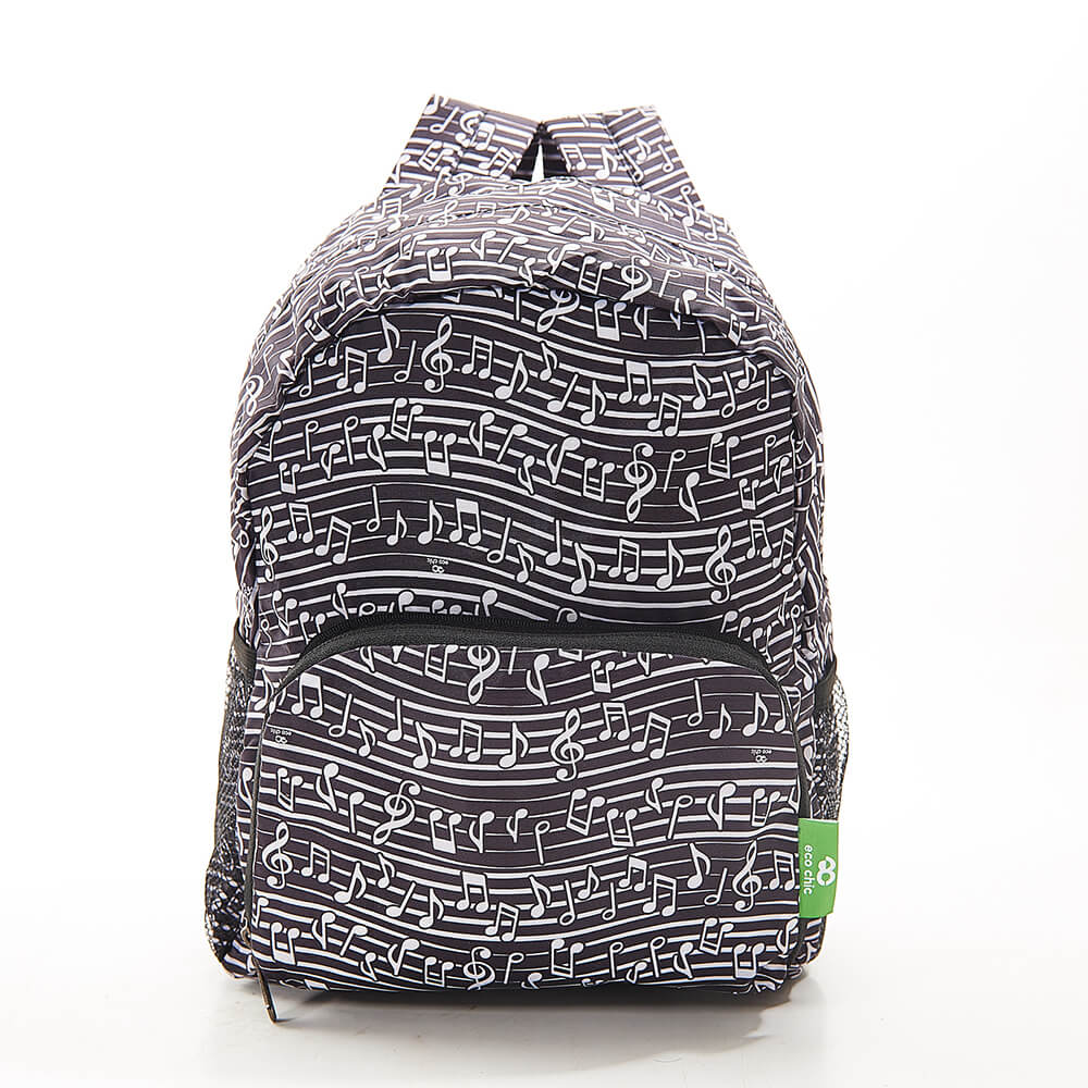 g04bk_01 Black Music Backpack Mini - Image 1