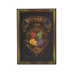Harry Potter A5 Casebound Notebook – Black – Colourful Crest