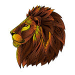 Rainbow Wooden Puzzle - Lion - Image 2