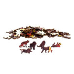 Rainbow Wooden Puzzle - Lion - Image 3