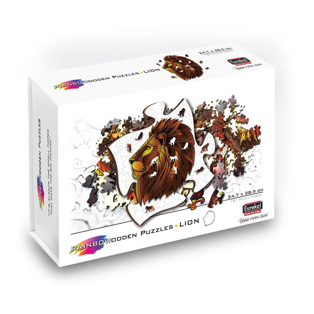 473612-lion-rainbow-wooden-puzzle Rainbow Wooden Puzzle - Lion - Image 1