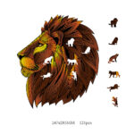 Rainbow Wooden Puzzle - Lion - Image 5