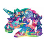 Magical Unicorn Forest Shiny Shaped Puzzle - Image 3
