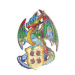 Wooden Jigsaw Puzzle - Dragon - Image 4