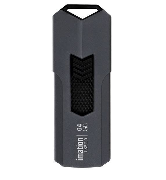 1 IMATION USB Flash Drive Iron KR03020047, 64GB, USB 2.0, γκρι - Image 1