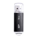 SILICON POWER USB Flash Drive Ultima U02, 16GB, USB 2.0, μαύρο