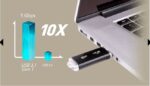 SILICON POWER USB Flash B02, 64GB, USB 3.2 Gen1, μαύρο