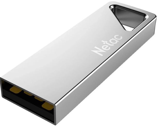 3 NETAC USB Flash Drive U326, 64GB, USB 2.0, ασημί - Image 1