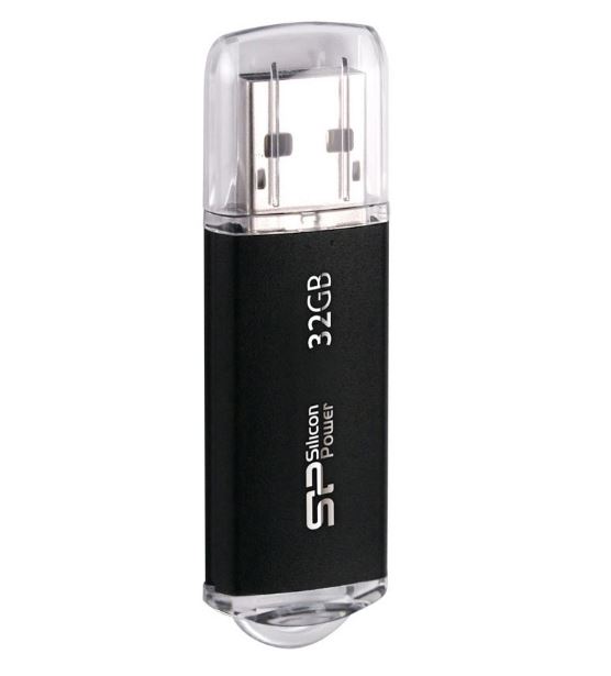 1 SILICON POWER USB Flash Drive Ultima II-I, 32GB, USB 2.0, μαύρο - Image 1