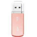 SILICON POWER USB Flash Drive Helios 202, 64GB, USB 3.2, ροζ χρυσό