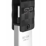SILICON POWER Dual USB Flash Drive C31, USB 3.1 & Type-C, 32GB, μαύρο