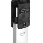 SILICON POWER Dual USB Flash Drive C31, USB 3.1 & Type-C, 64GB, μαύρο