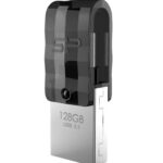 SILICON POWER Dual USB Flash Drive C31, USB 3.1 & Type-C, 128GB, μαύρο
