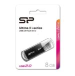 SILICON POWER USB Flash Drive Ultima II-I, 8GB, USB 2.0, μαύρο - Image 2