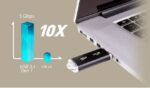 SILICON POWER USB Flash B02, 128GB, USB 3.1 Gen1, μαύρο - Image 2