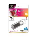 SILICON POWER USB Flash Drive Jewel 80, 16GB, USB 3.1, Titanium - Image 2