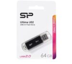 SILICON POWER USB Flash Drive Ultima U02, 64GB, USB 2.0, μαύρο - Image 3