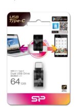 SILICON POWER Dual USB Flash Drive C31, USB 3.1 & Type-C, 64GB, μαύρο - Image 5