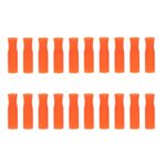 POWERTECH στόμιο σιλικόνης για μεταλλικά καλαμάκια CLN-0046, 20τμχ