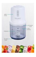 BRUNO πολυκόπτης BRN-0066, 500ml, 400W, 4 λεπίδες, λευκό - Image 3