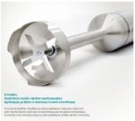 BRUNO ραβδομπλέντερ BRN-0092, ρυθμιζόμενη ταχύτητα, 1200W, inox-μάυρο - Image 4