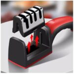 Ακονιστήρι μαχαιριών TOOL-0080, 4 επιπέδων, μαύρο & κόκκινο - Image 4