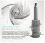 BRUNO πολυκόπτης BRN-0082, 2 ταχύτητες, 400W, 500ml, 4 λεπίδες, λευκός - Image 5