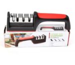 Ακονιστήρι μαχαιριών TOOL-0080, 4 επιπέδων, μαύρο & κόκκινο - Image 5