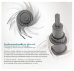 BRUNO πολυκόπτης BRN-0088, 2 ταχύτητες, 400W, 500ml, 4 λεπίδες, λευκός - Image 5