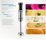 BRUNO ραβδομπλέντερ BRN-0092, ρυθμιζόμενη ταχύτητα, 1200W, inox-μάυρο - Image 6